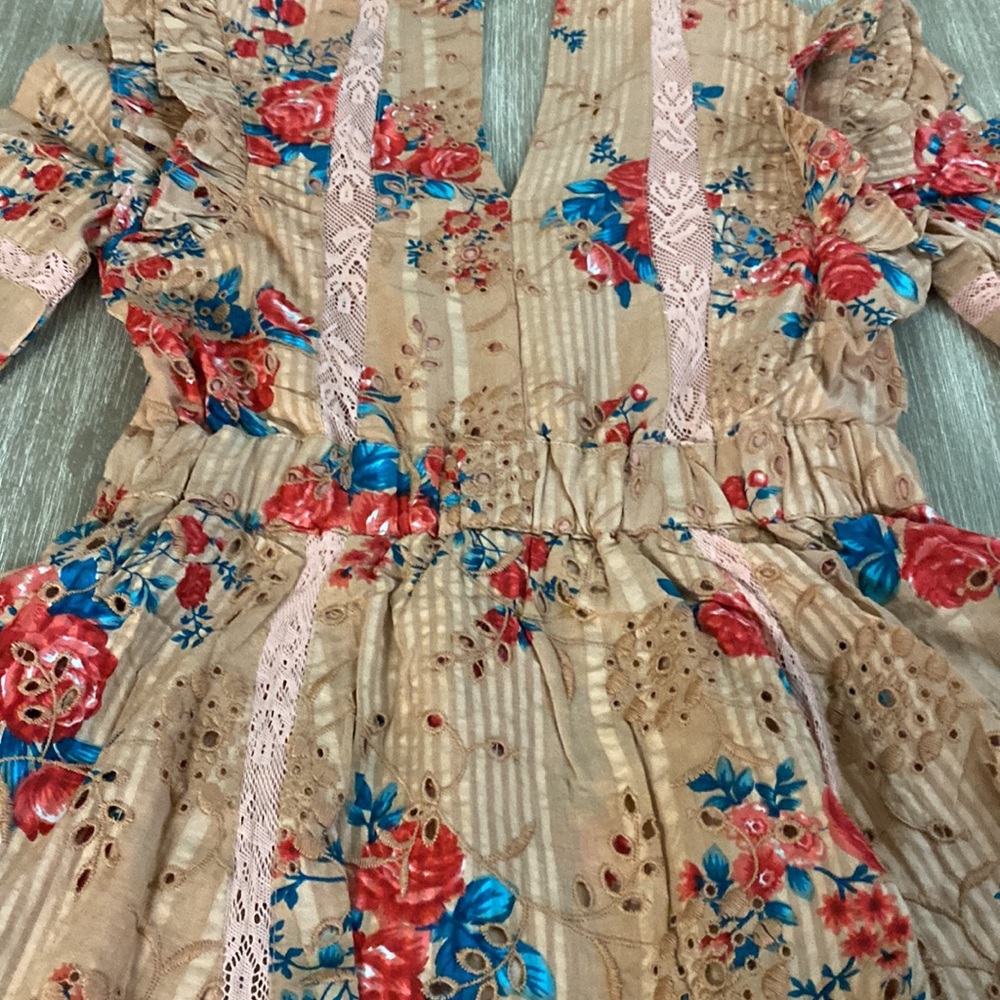 Beautiful Walter Baker Ivette Dress in Botanical Eyelet - Picture 12 of 15